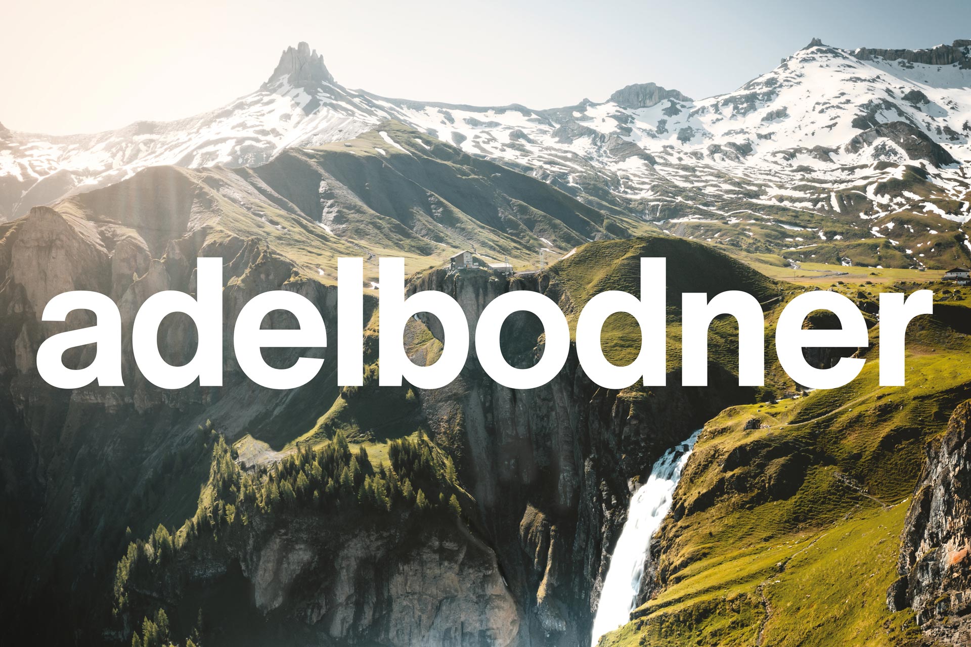 Bergen Logo Adelbodner Kampagne 2024 branding werbung studio thom pfister adelboden
