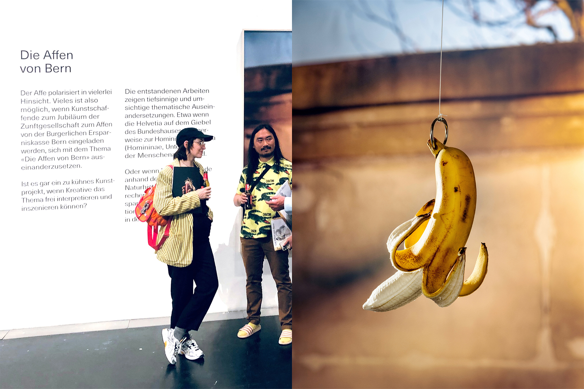 [Translate to English:] BEK Ausstellung & Bild banane